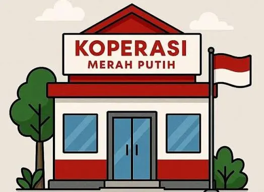 ILUSTRASI Koperasi Desa Merah Putih