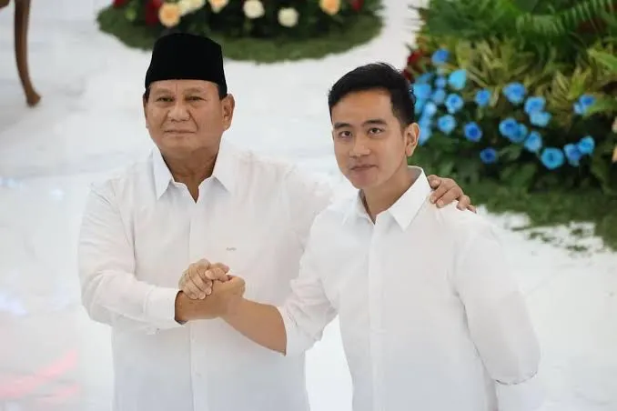 Presiden Prabowo Subianto dan Wakil Presiden Gibran Rakabuming Raka